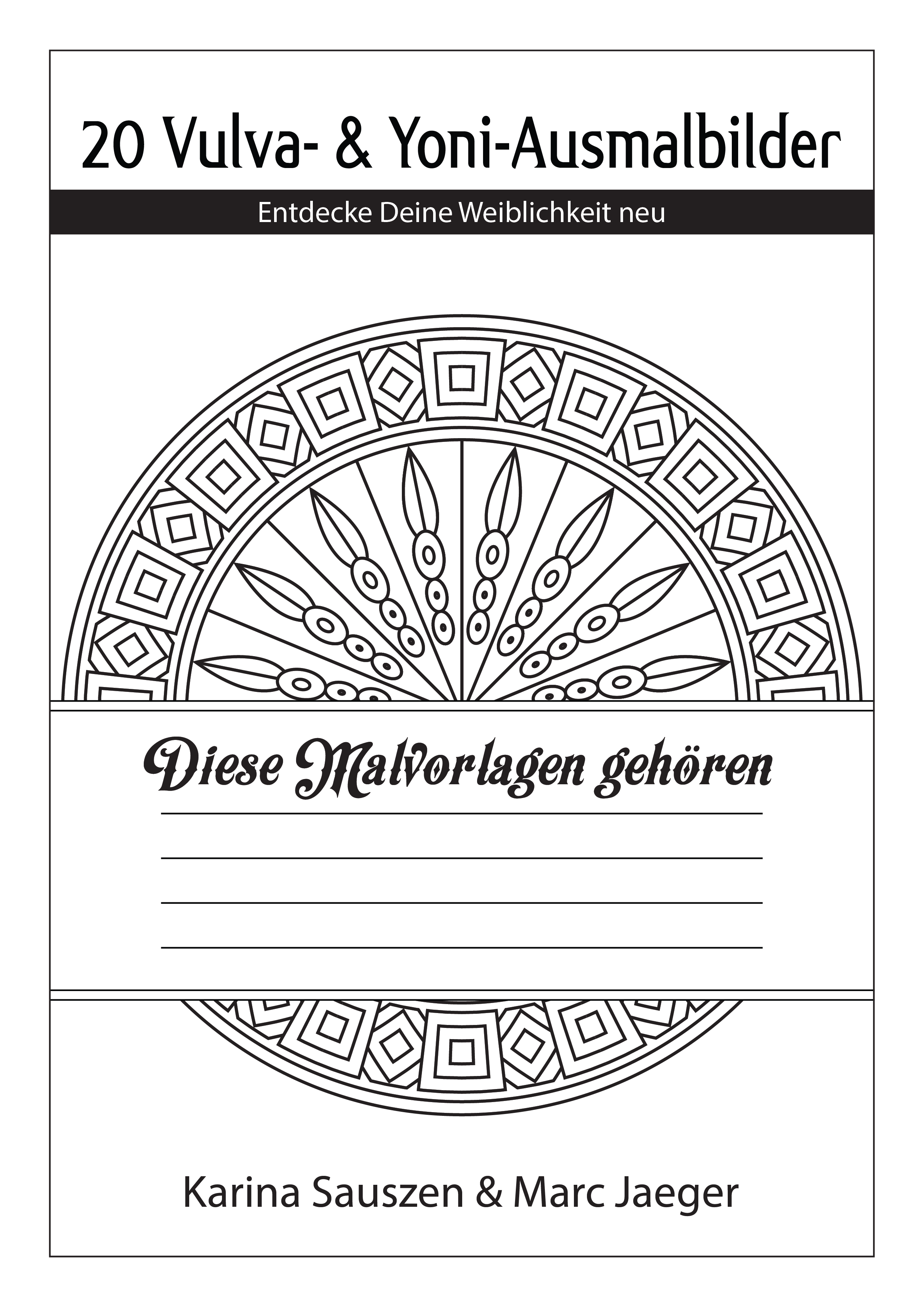 Vulva Yoni Malvorlagen Cover